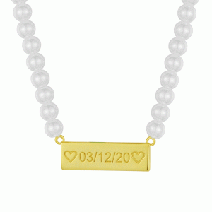 Custom/Personalized Pearl Necklace